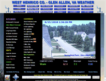 Tablet Screenshot of glenallenweather.com